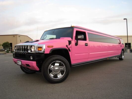 Pink Hummer H2 Limo
